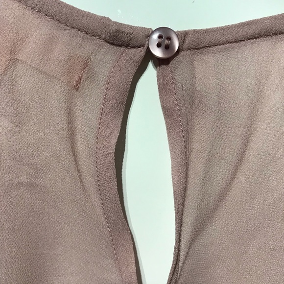 bebe Pink Flowy Top with Exaggerated Ruffles - Picture 6 of 11